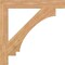 Ekena Millwork Imperial Block Smooth Bracket, Western Red Cedar, 5 1/2"W x 46"D x 46"H BKT06X46X46IMP05SWR - alternate 4